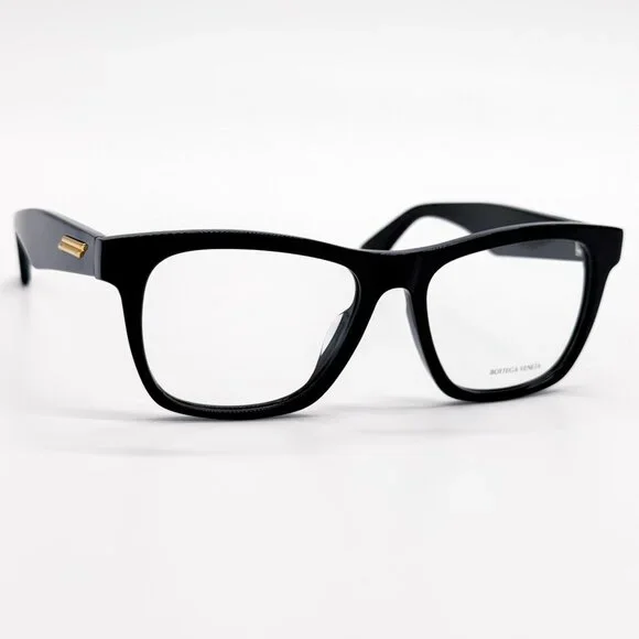 NEW BOTTEGA VENETA EYEGLASSES BV1120OA 001 BLACK SQUARE WOMEN EYEWEAR